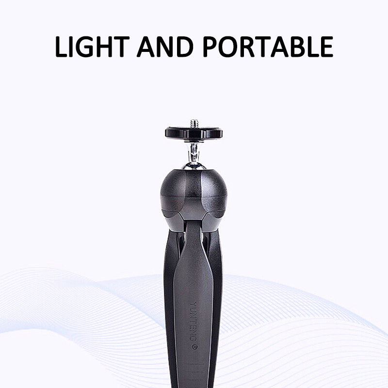 YUNTENG YT-228N Mini Portable Selfie Tripod 1/4 Screw Interface Mobile Phone SLR Camera Holder Stand YUNTENG YT-228N Mini Portable Selfie Tripod 1/4 Screw Interface Mobile Phone SLR Camera Holder Stand